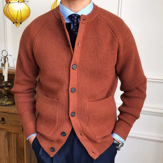 Classic Men's Knit Cardigan