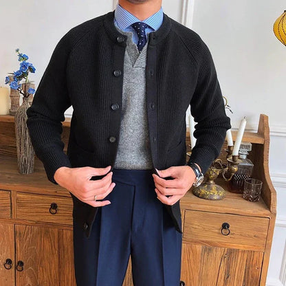 Classic Men's Knit Cardigan