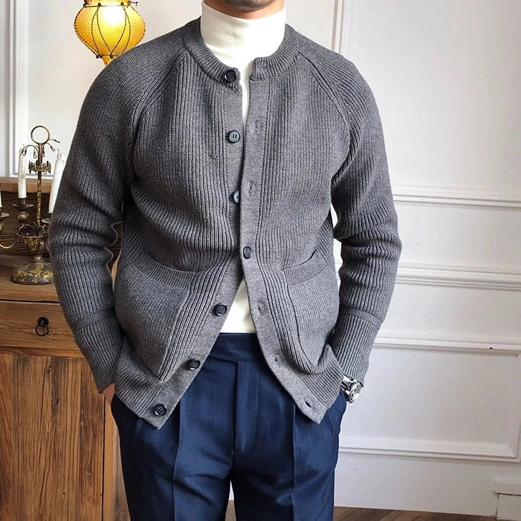 Classic Men's Knit Cardigan