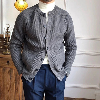 Classic Men's Knit Cardigan