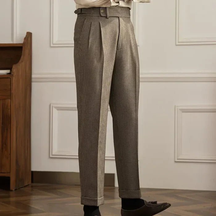 Men's Checkered Gurkha Pants - BRABION