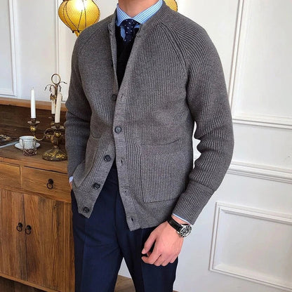 Classic Men's Knit Cardigan