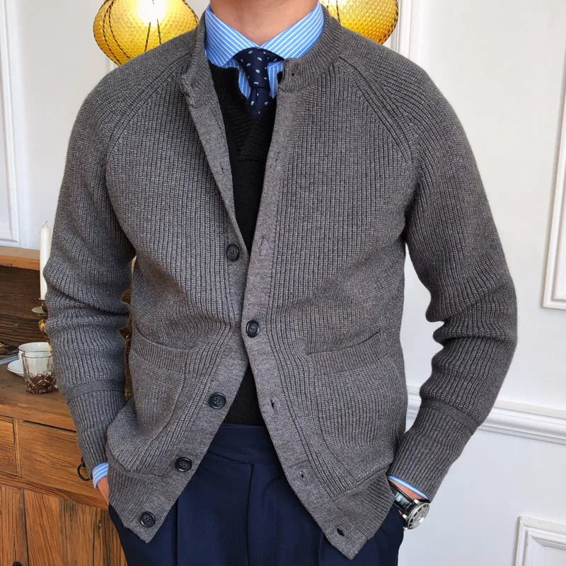 Classic Men's Knit Cardigan