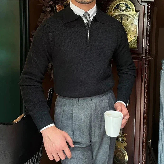 Zipped Men's Sweater