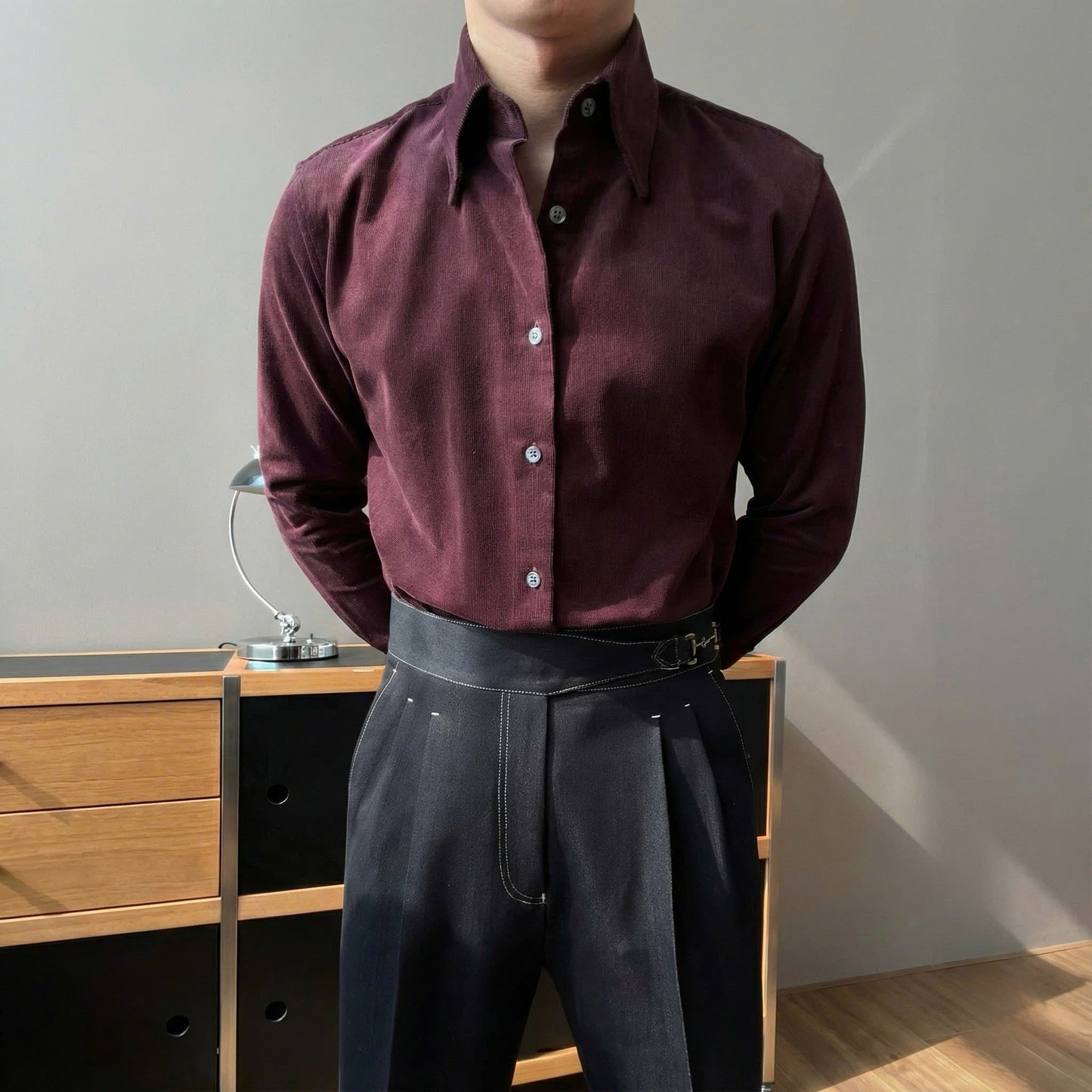 Spearpoint Corduroy Shirt