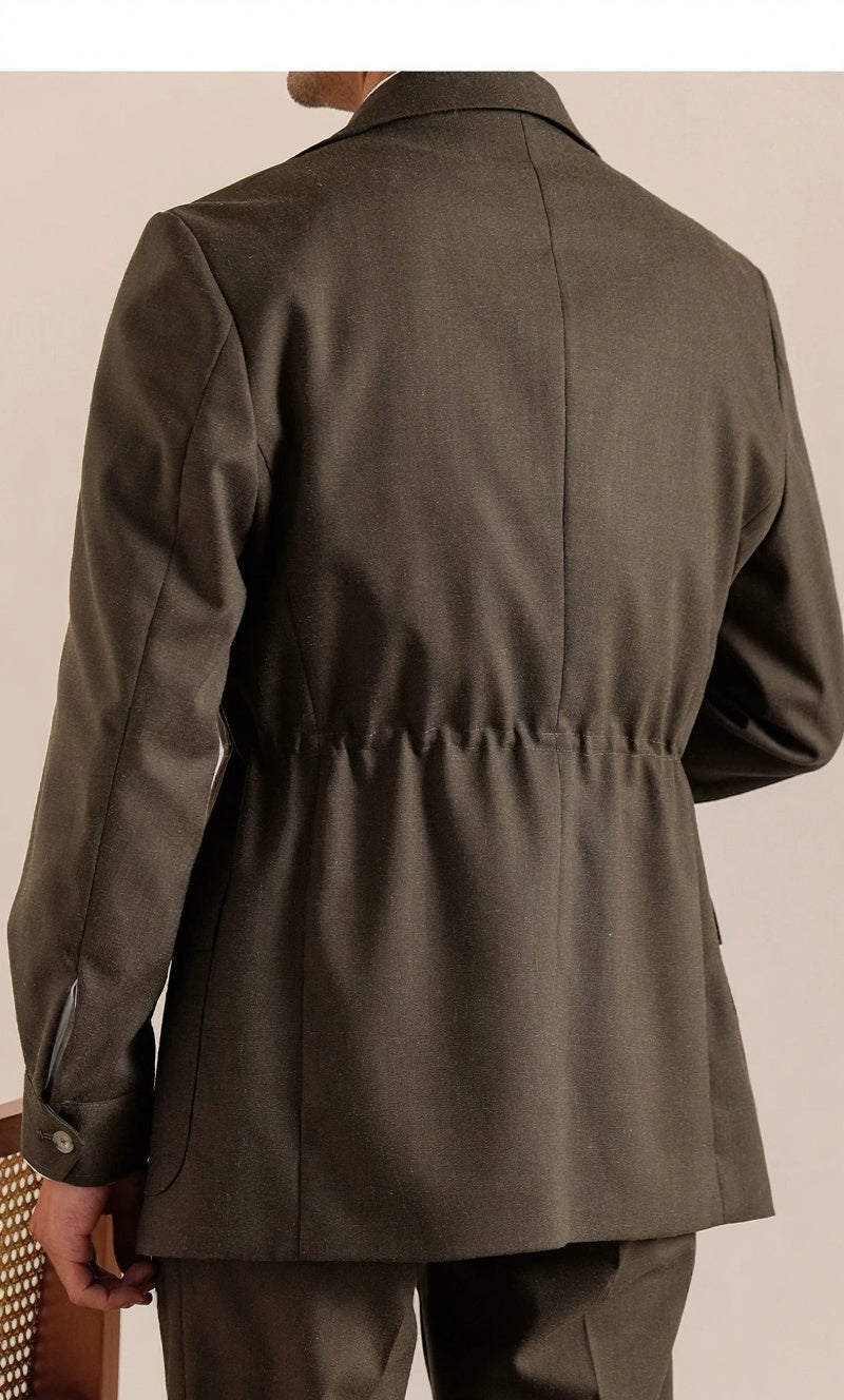 Men's Slim Fit Italian Retro Casual Jacket - BRABION