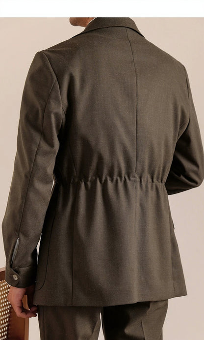 Men's Slim Fit Italian Retro Casual Jacket - BRABION