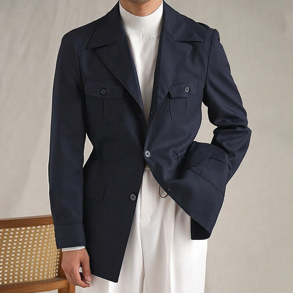 Men's Linen Breathable Hunting Jacket - BRABION
