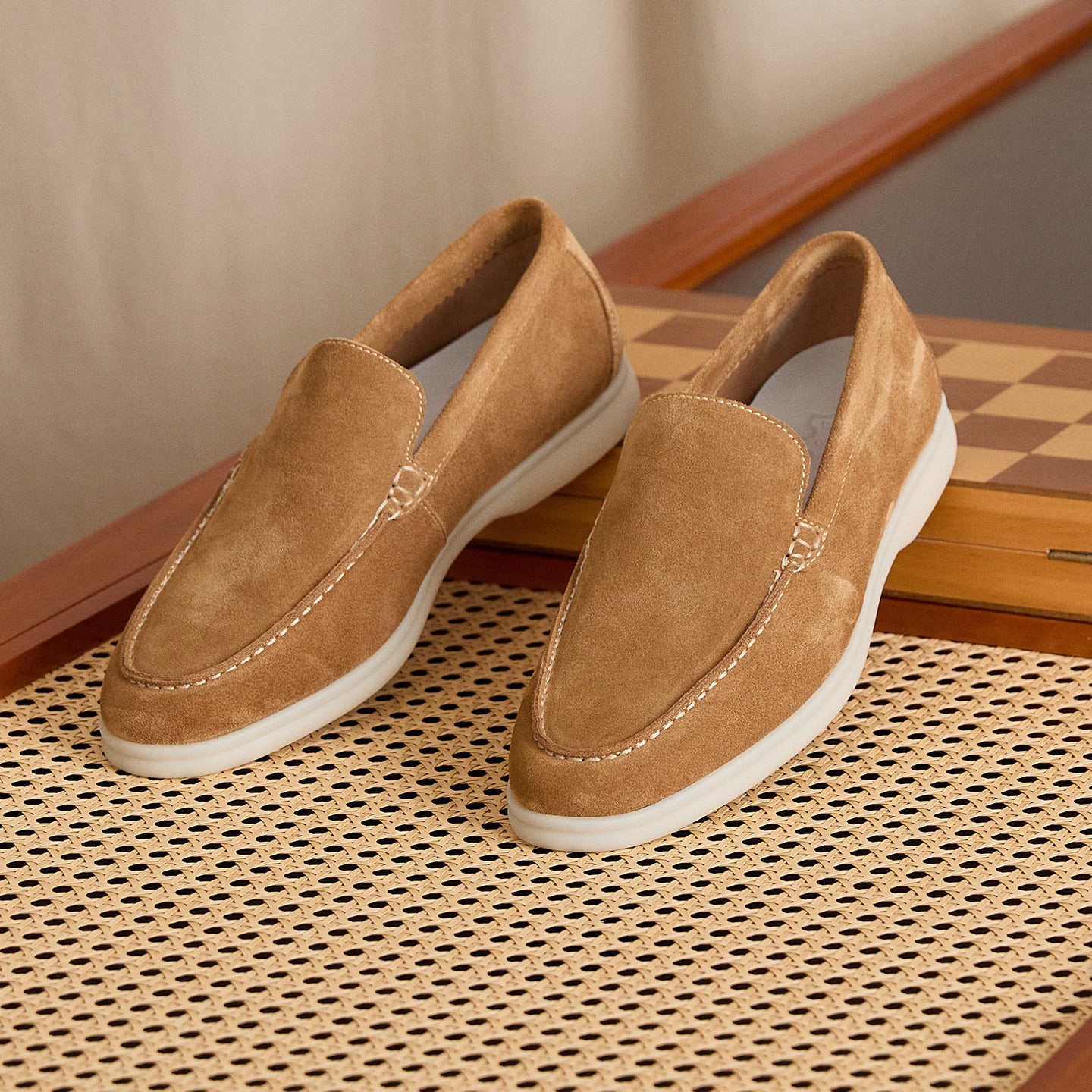Summer Suede Calfskin Loafers