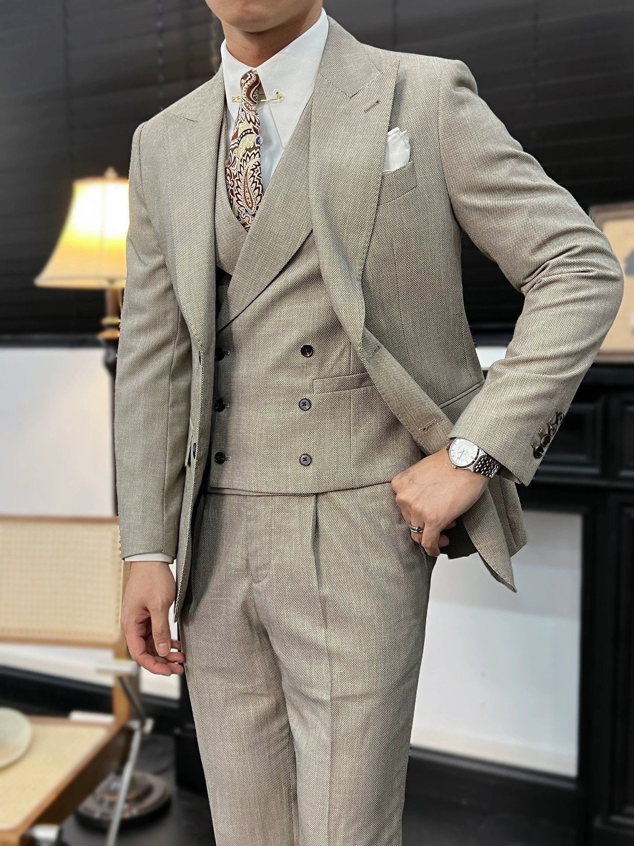 Men’s Gregory Single-Breasted Suit