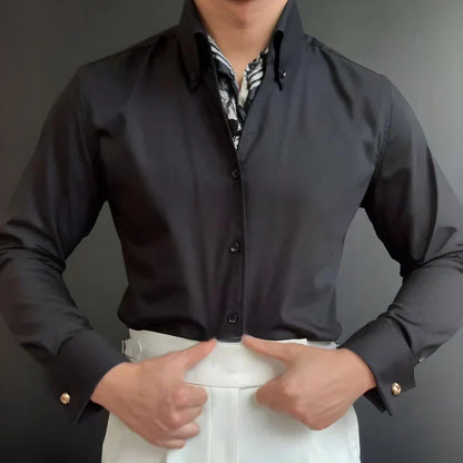 British Shirt with Cufflinks
