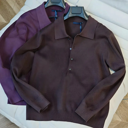 Men's Textured Knit Polo