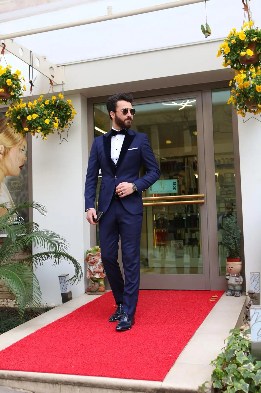 Blue Slim Tuxedo Suit for Every Occasion brabion