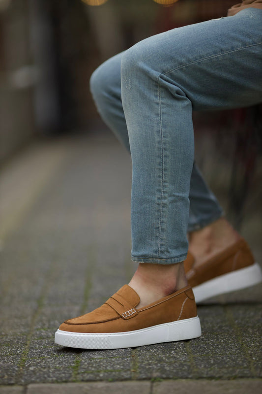 Vince Eva Sole Nubuck Strap Camel  Shoes