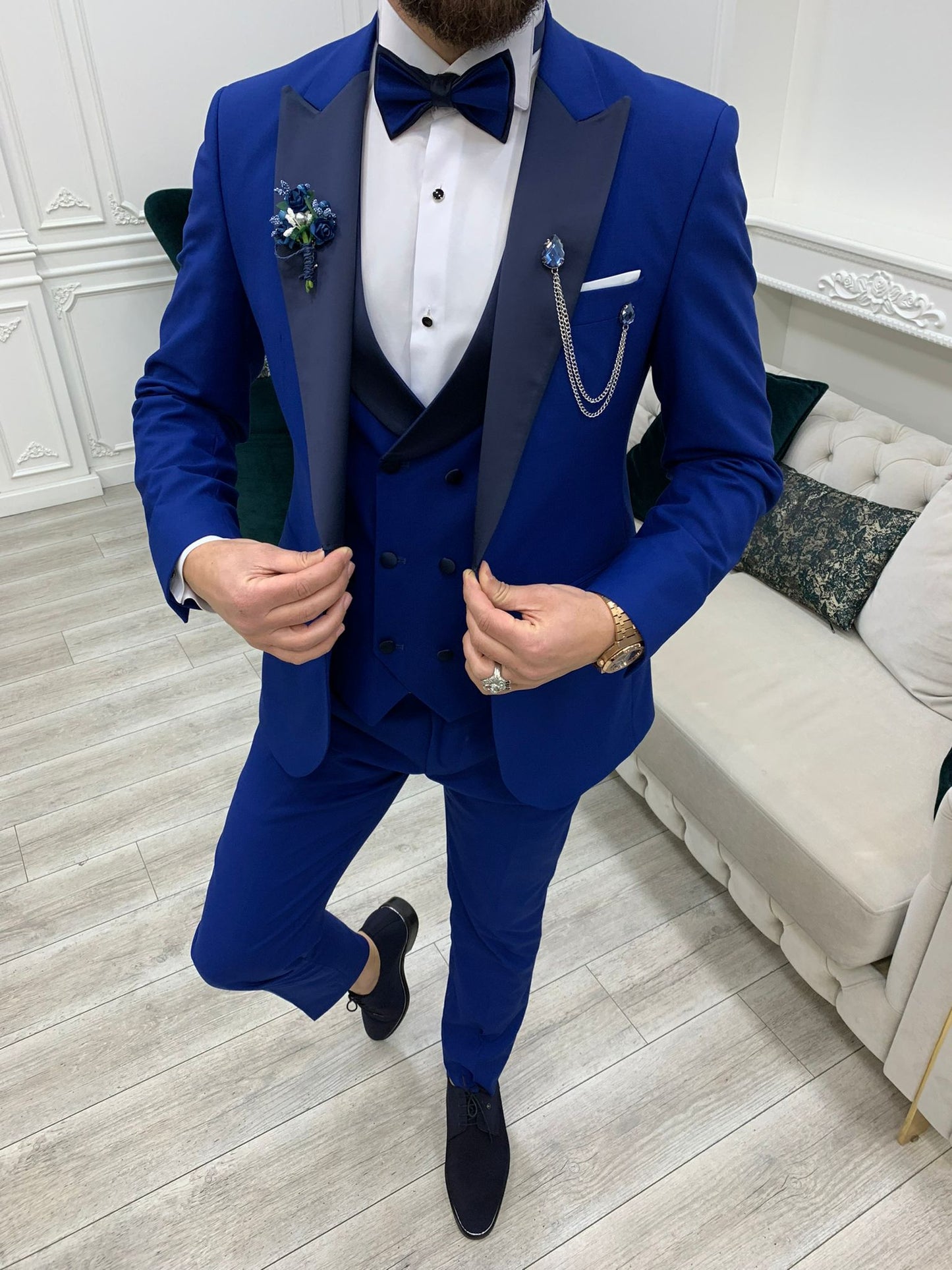 Perris Sax Slim Fit Tuxedo