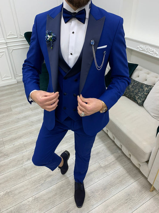 Perris Sax Slim Fit Tuxedo