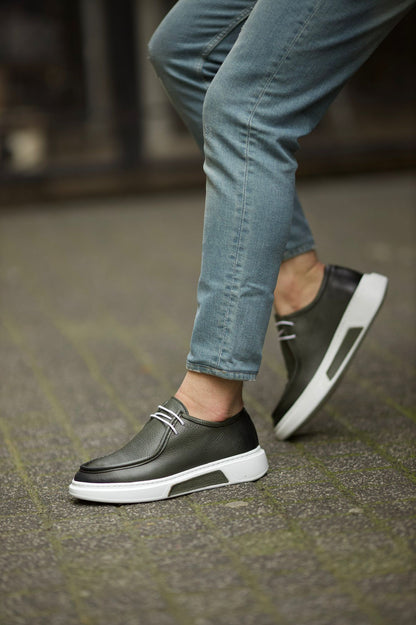 Vince Eva Pool Sole Green Shoes - Elegant Leather Footwear for All Occasions