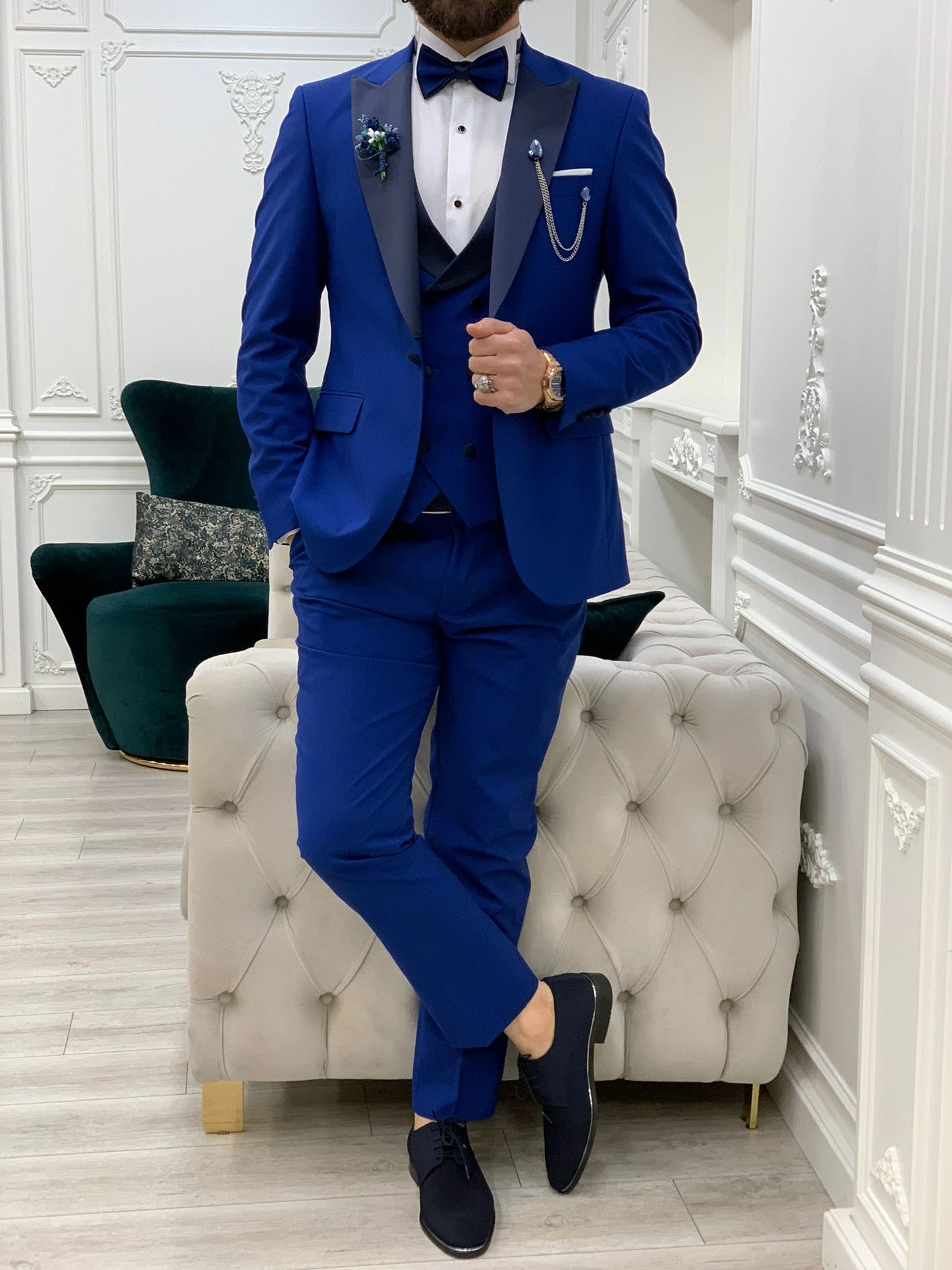 Perris Sax Slim Fit Tuxedo